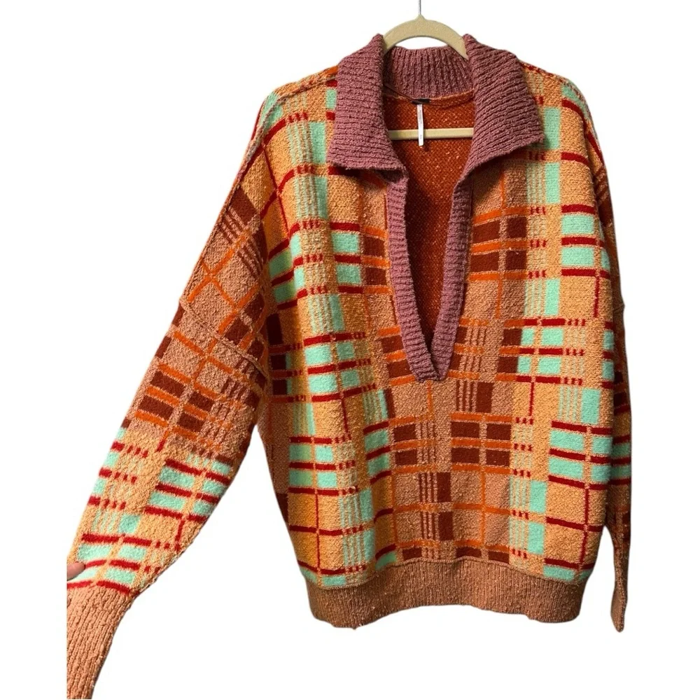 FREE PEOPLE Ruben Nubby Cozy Oversized Pullover Sweater S - Picture 5 of 15